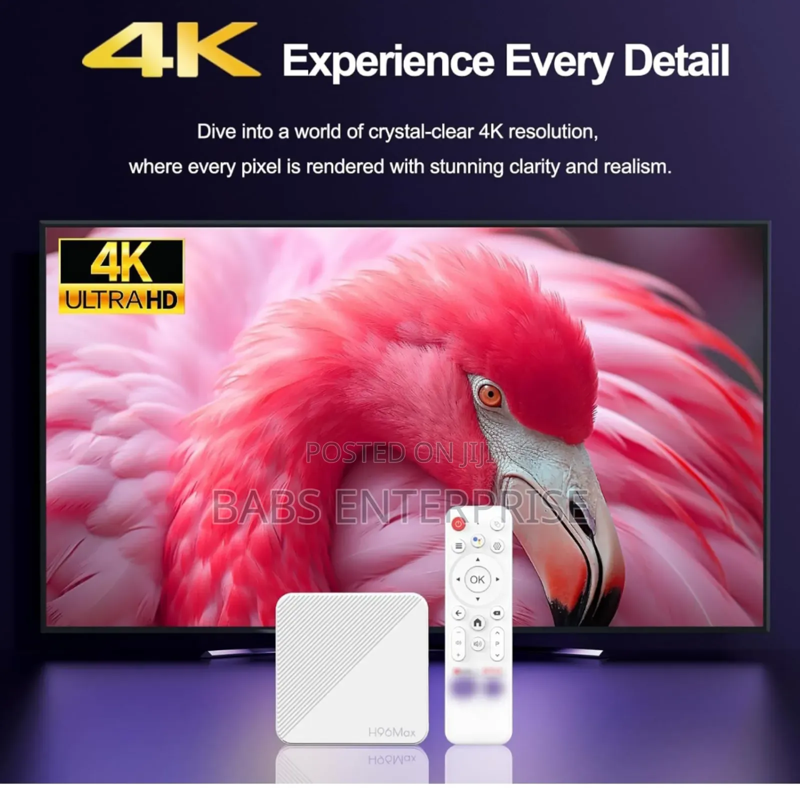 H96 Max 2025 Android 14.0 Atv Box Quad-Core Wifi6 2 + 16gb Bt5.0 4k