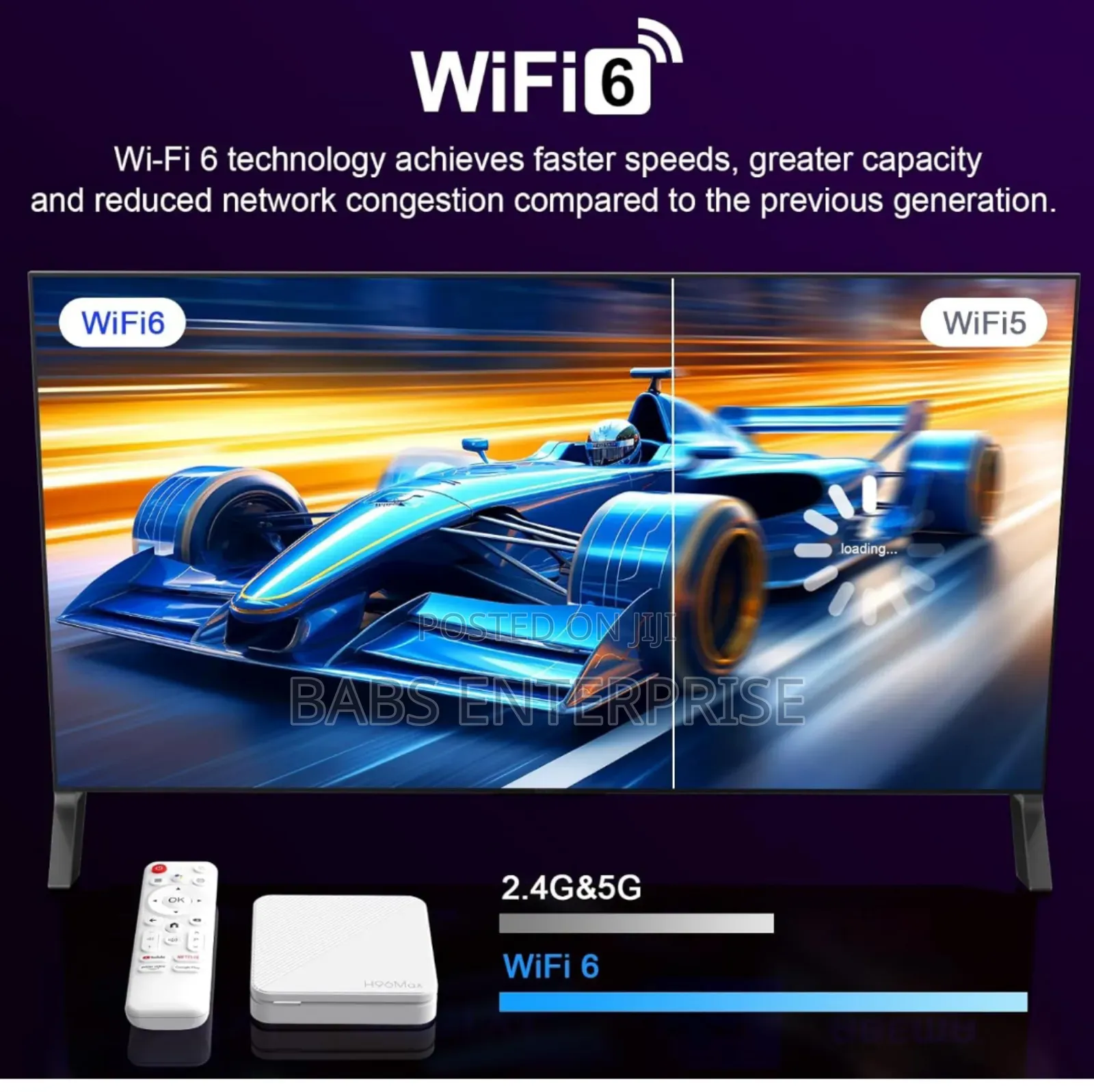 H96 Max 2025 Android 14.0 Atv Box Quad-Core Wifi6 2 + 16gb Bt5.0 4k