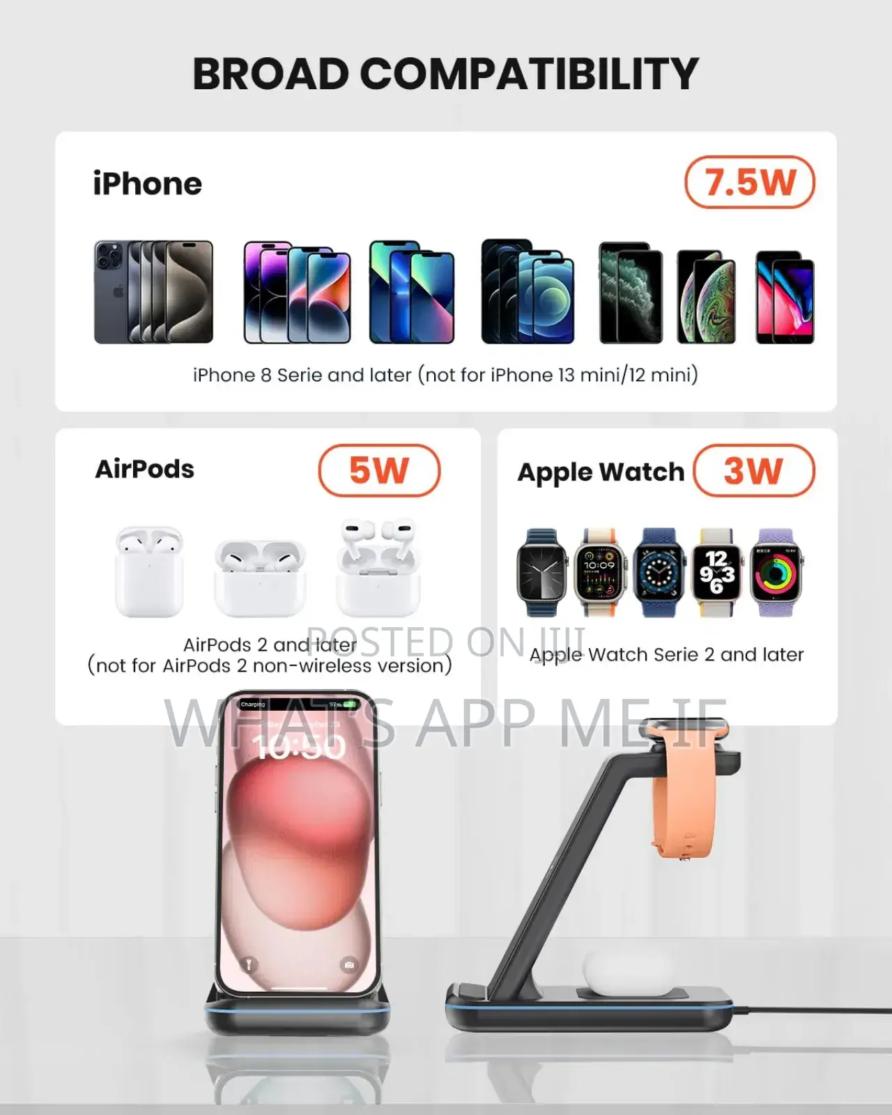 3 in 1 Wireless Charger