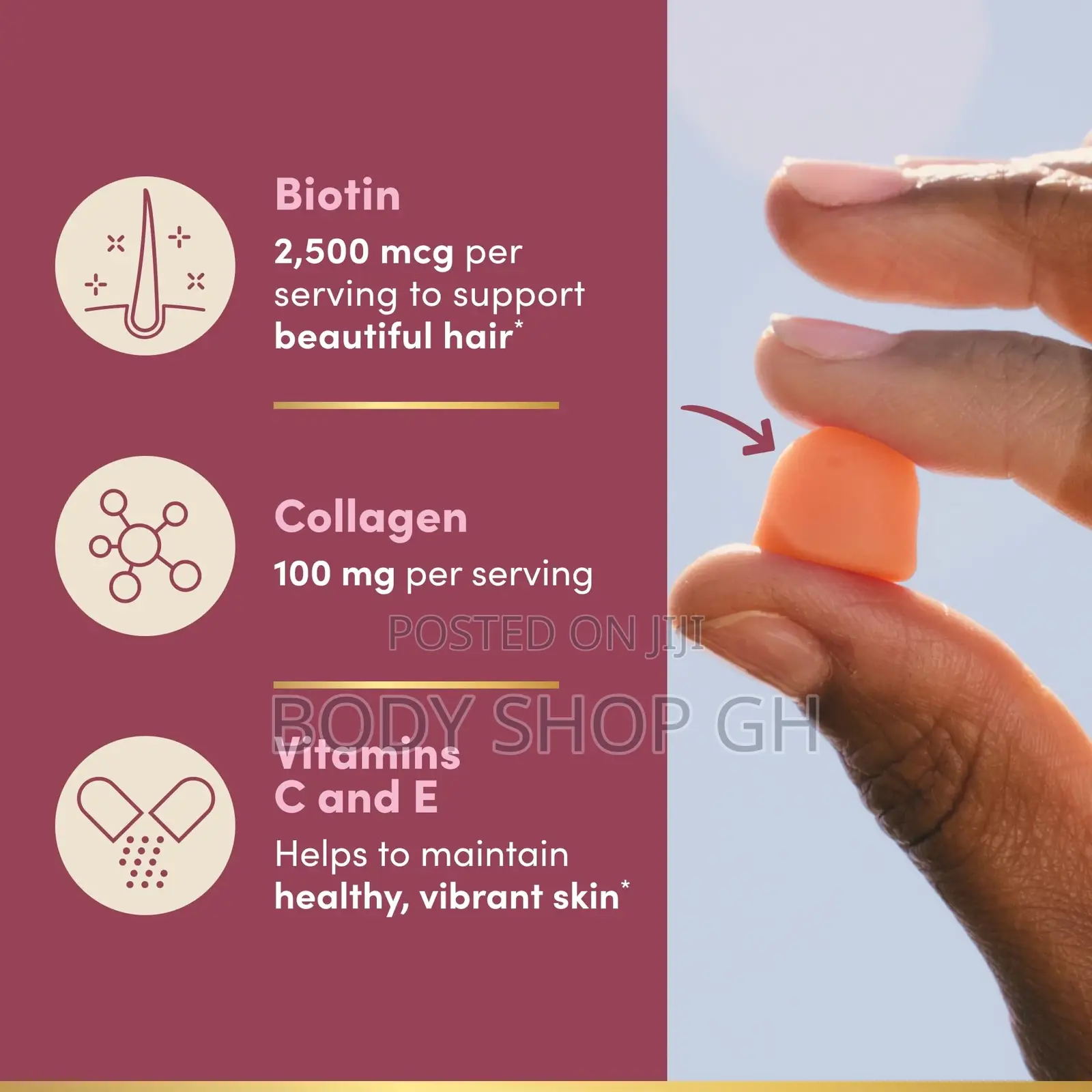 200 Gummies Nature’S Bounty Hair Skin and Nails Gummies With Collagen