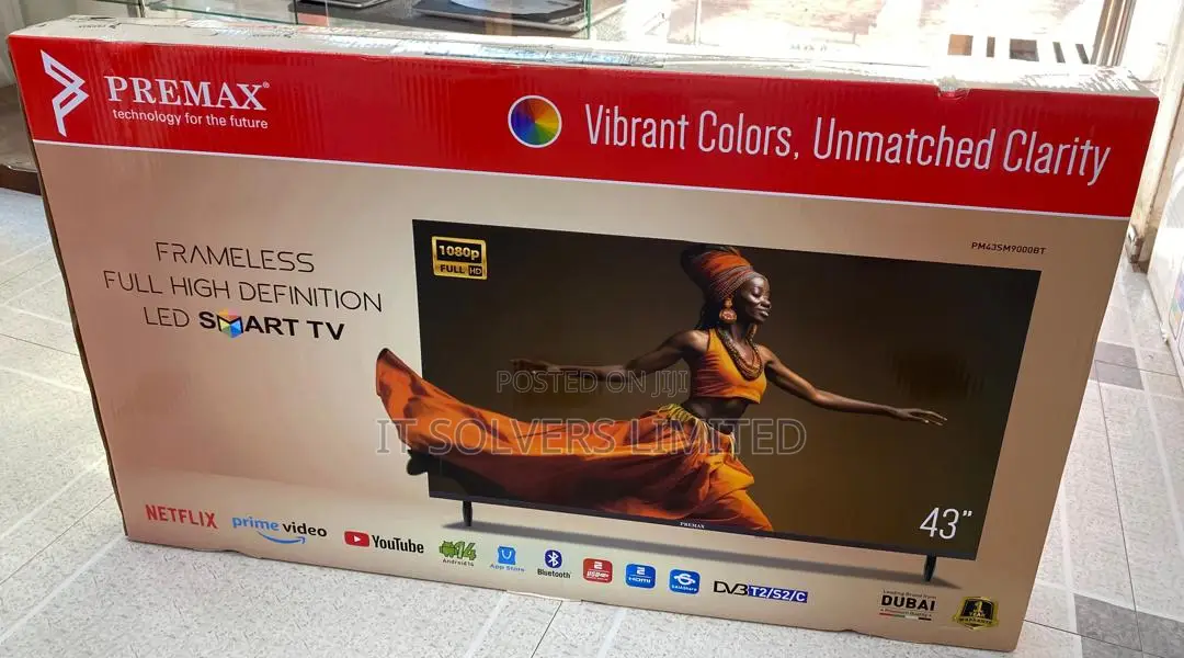 Premax 43 Inch Frameless Fhd Smart Tv