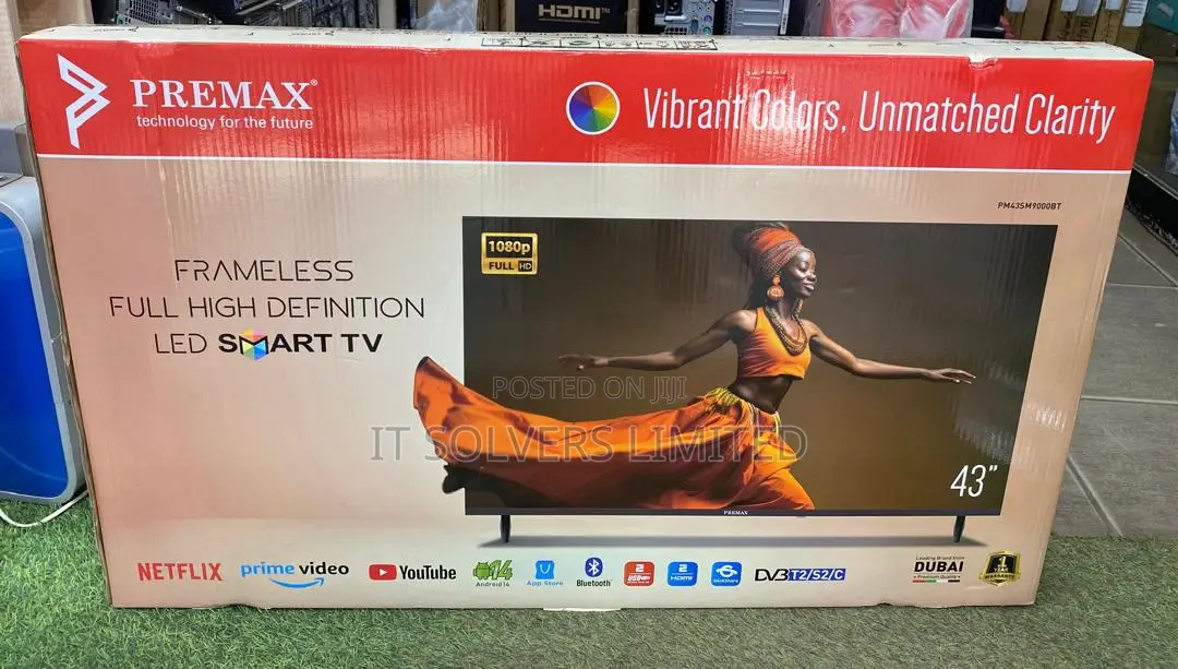 Premax 43 Inch Frameless Fhd Smart Tv