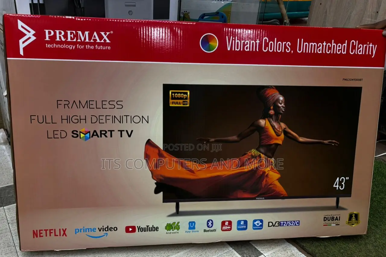 Premax 43 Inch Frameless FHD Smart Tv