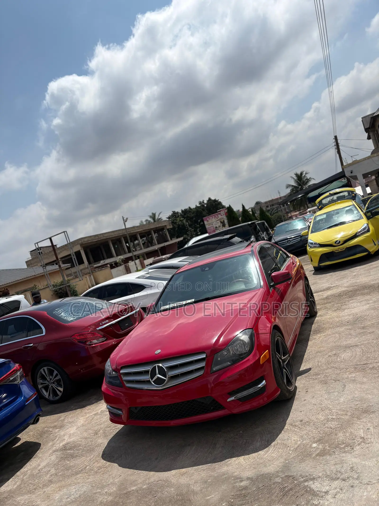 Mercedes-Benz C250 2013 Red