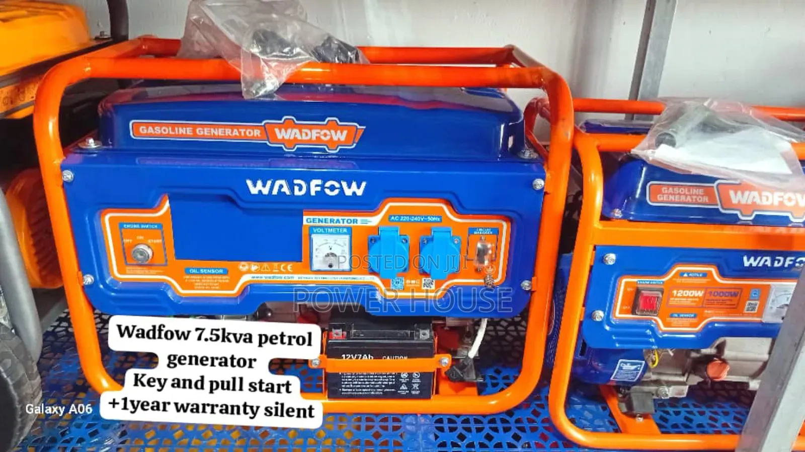 Power Maker Wadfow 7.5kva Petrol Generator Wadfow 8500watts Generator
