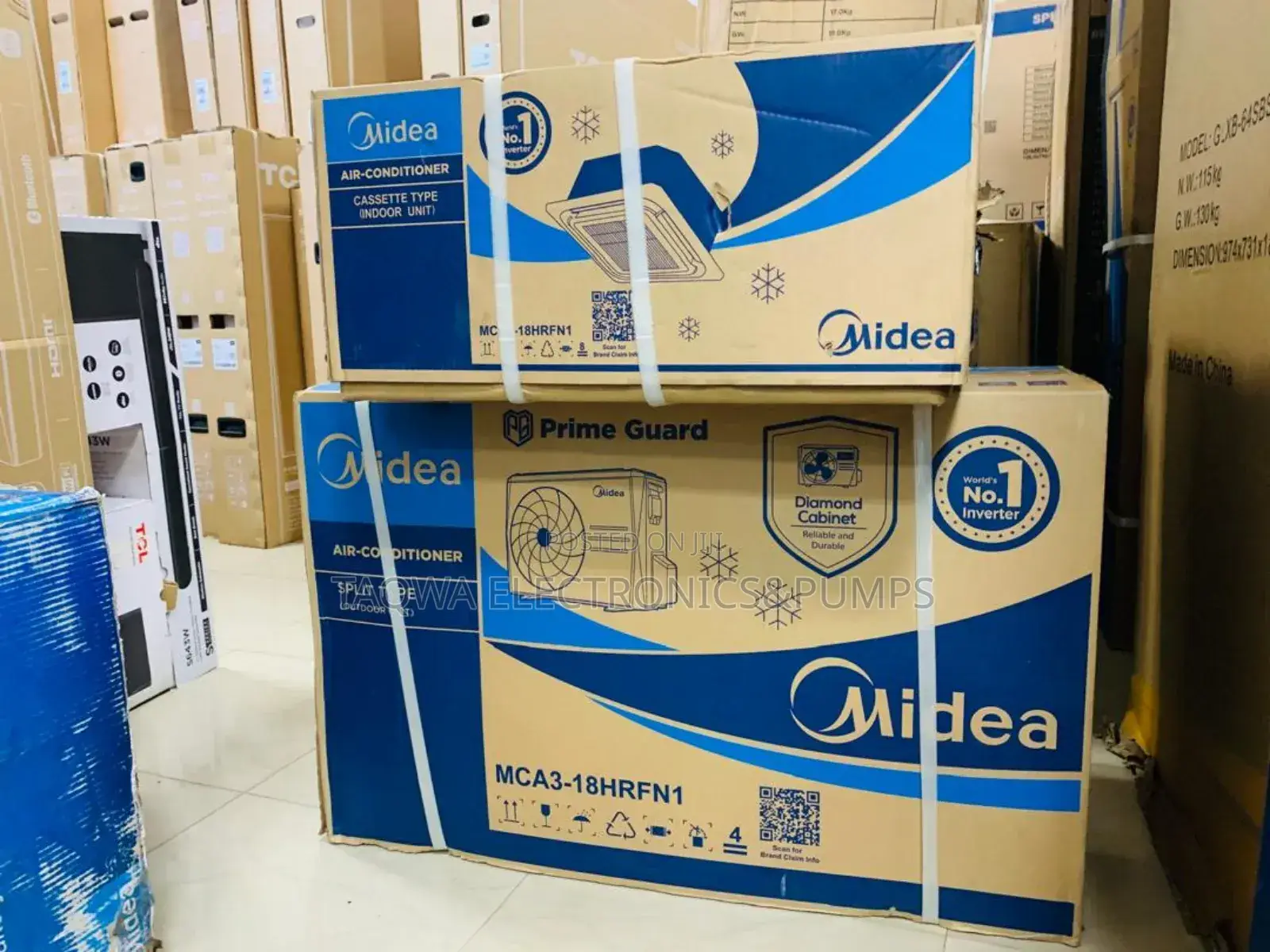 Enhanced Midea 2.0hp Cassette Air Conditioner