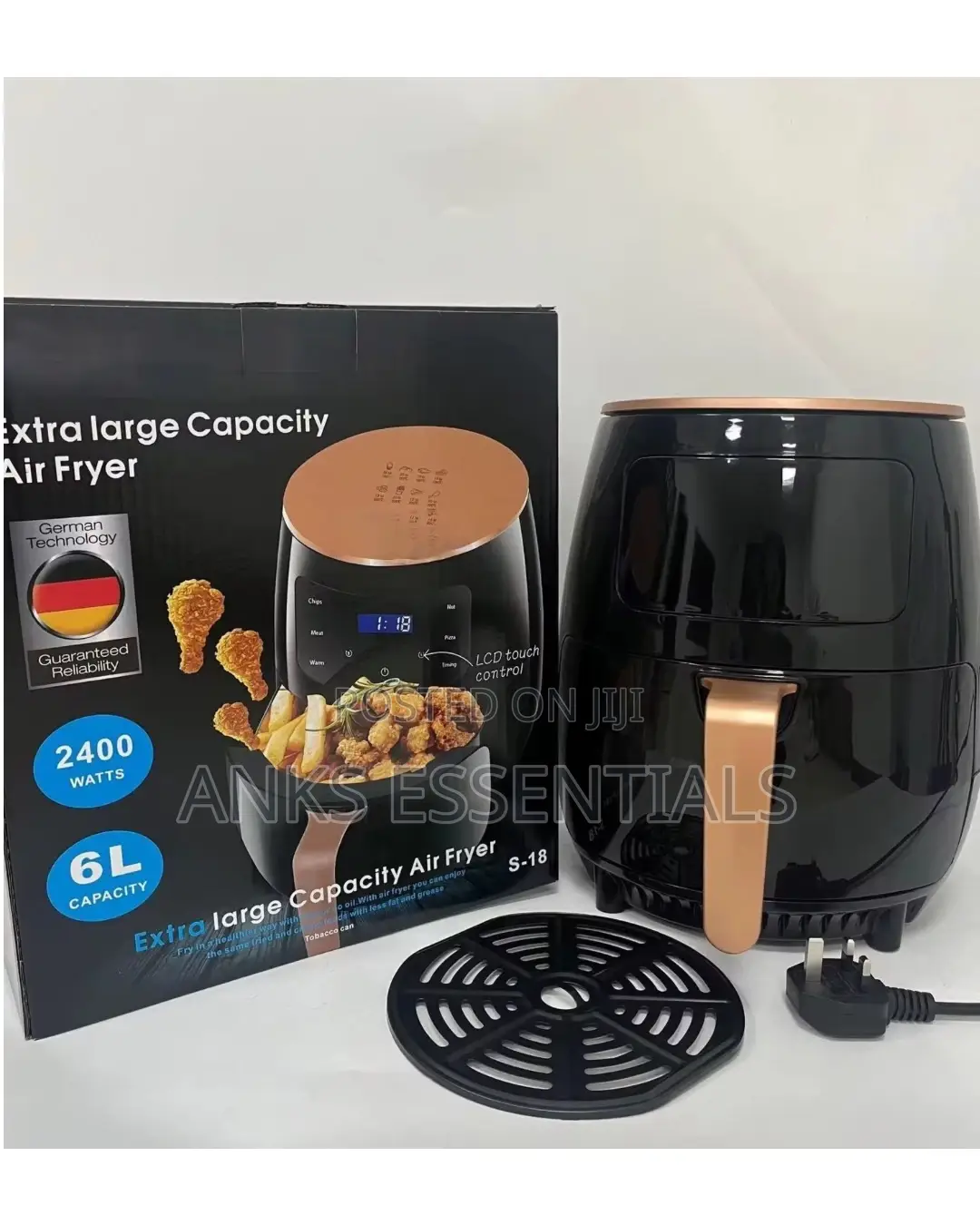 Silver Crest 6l Air Fryer – Smart, Oil-Free Cooker