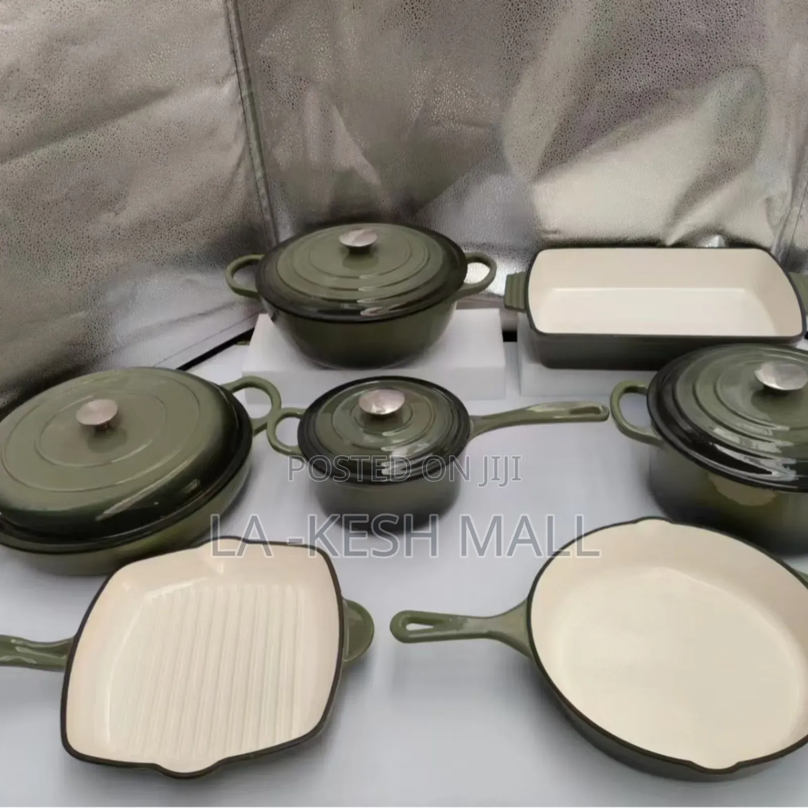 7pcs Cast Iron