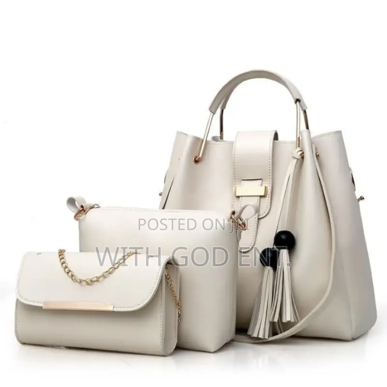 3-in-1 Elegant Ladies Handbag Set – Available In Multiple Colours