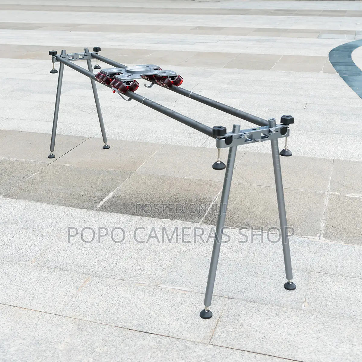 Carbon Fiber Slider Track With Fluid Head