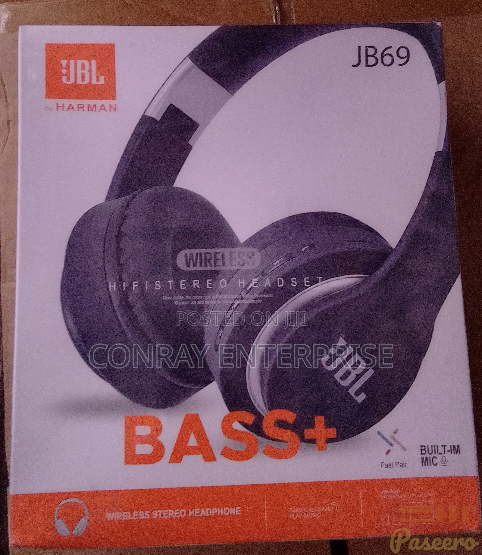 JBL Bass+ (Wireless) Headphones