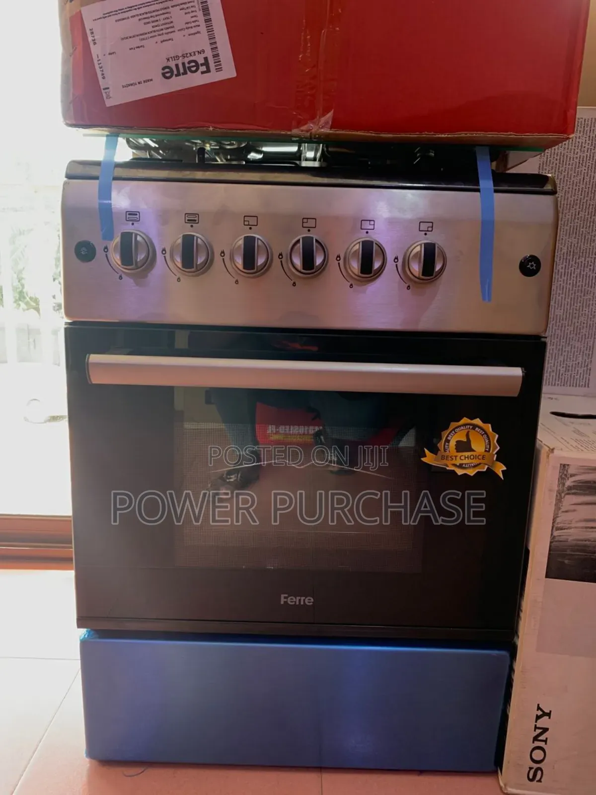 Irresistible Ferre 4 Gas Burner With Oven and Grill