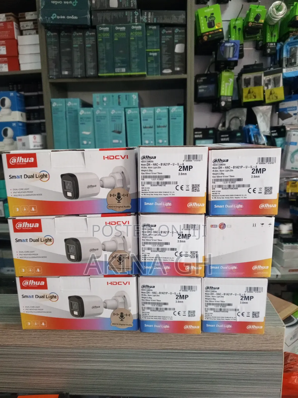 Dahua 2mp Analog Smart Hybrid Color With Audio Dh-Hac-B1a21p-U-Il-A