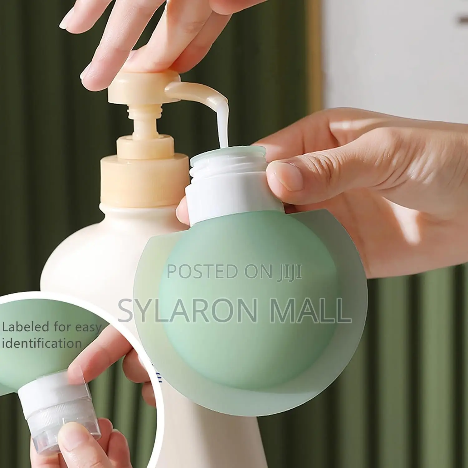 Portable Silicone Refillable Travel Bottle – Leakproof Squeezable