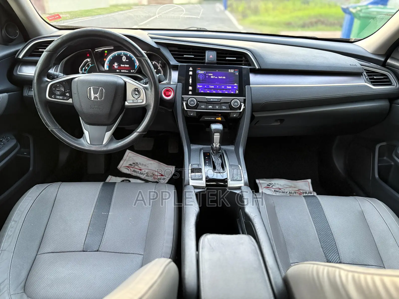 Honda Civic EX-L Sedan 2018 Gray