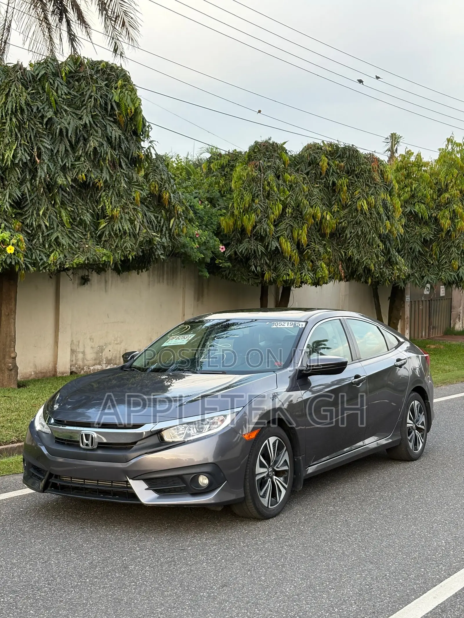 Honda Civic EX-L Sedan 2018 Gray