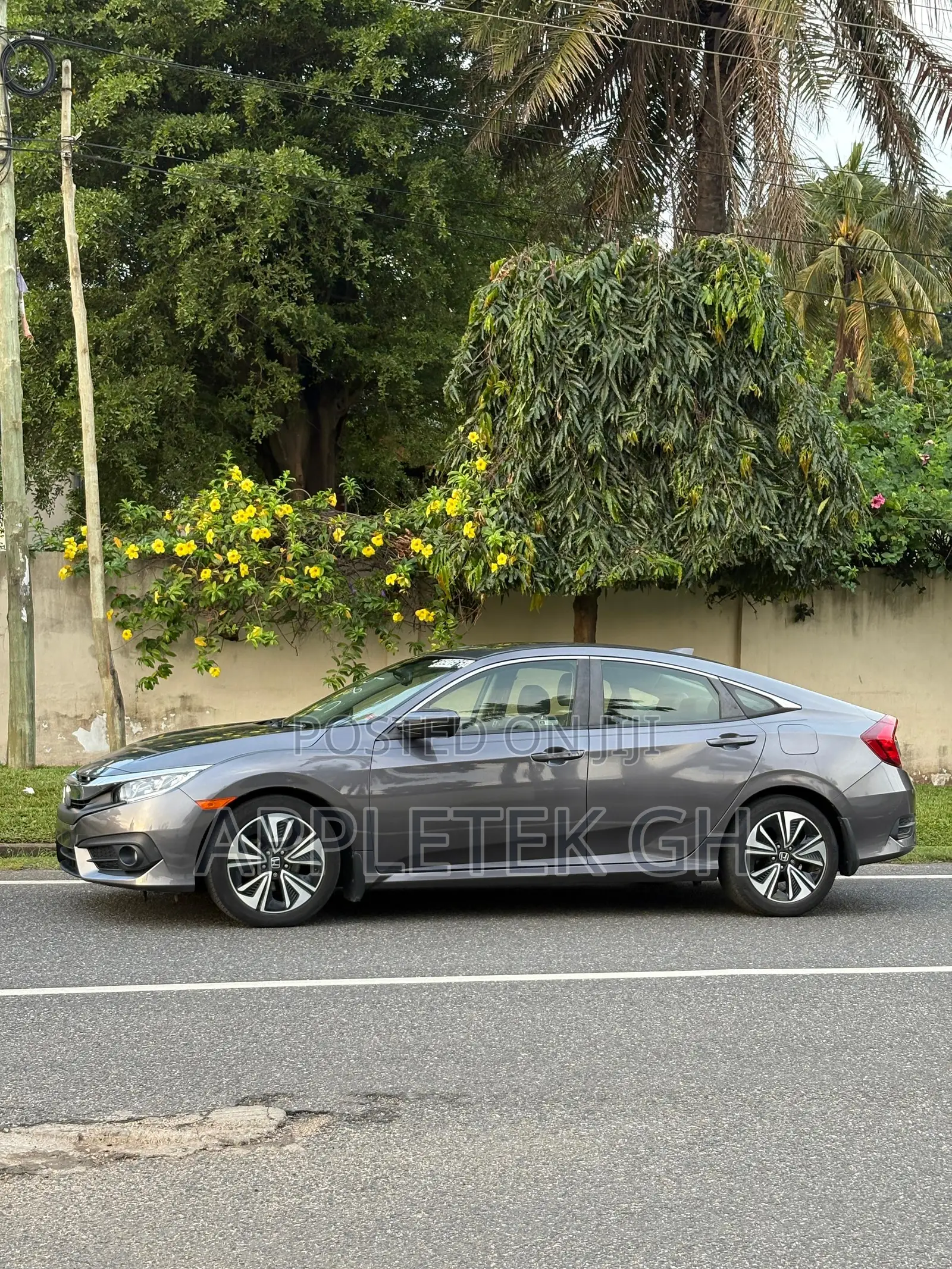 Honda Civic EX-L Sedan 2018 Gray