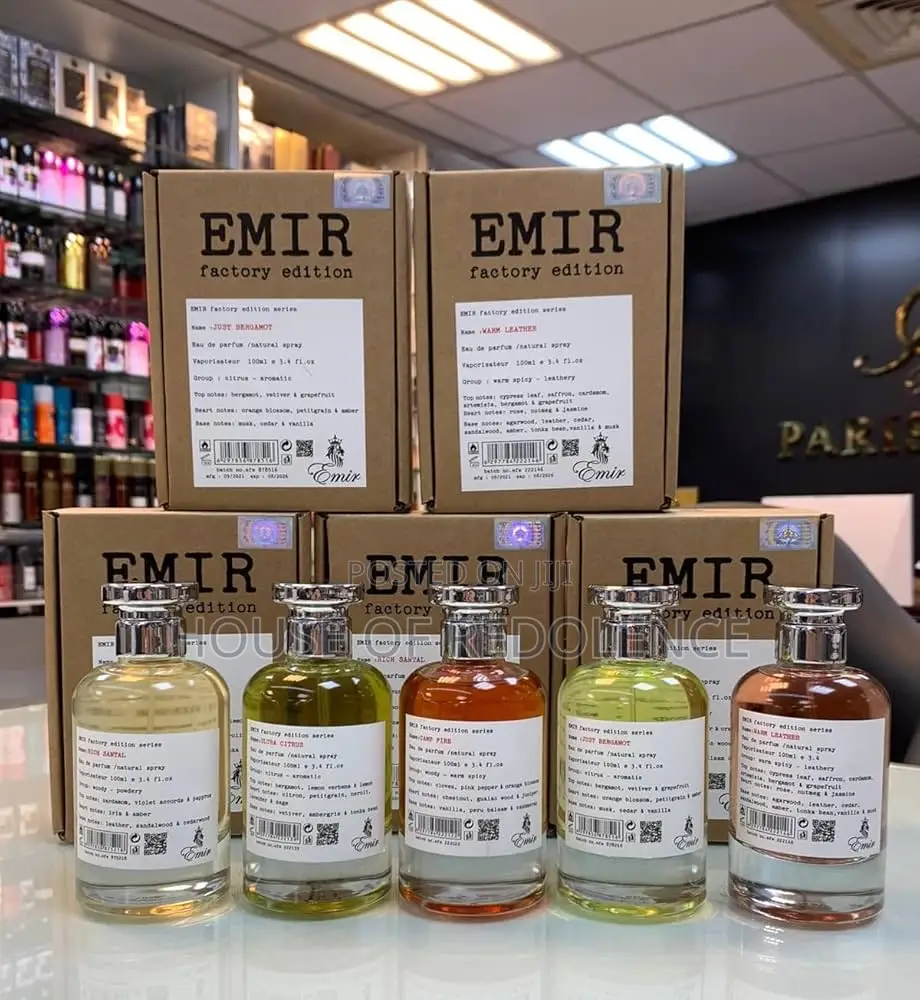 Emir Perfumes (Rich Santal, Just Bergamot, Camp Fire, Ultra Citrus )