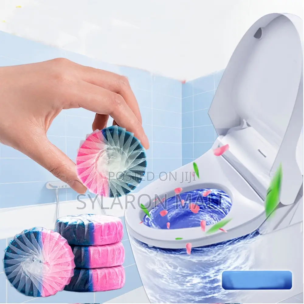 Rose-Scented Toilet Cleaning Tablets – Long-Lasting Freshness
