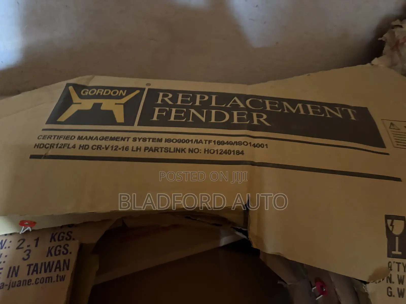 Crv 12 -16 Fenders Pair