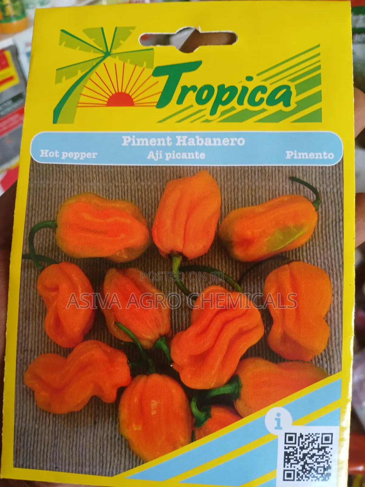 Habanero Pepper (Yellow Pepper) Seeds