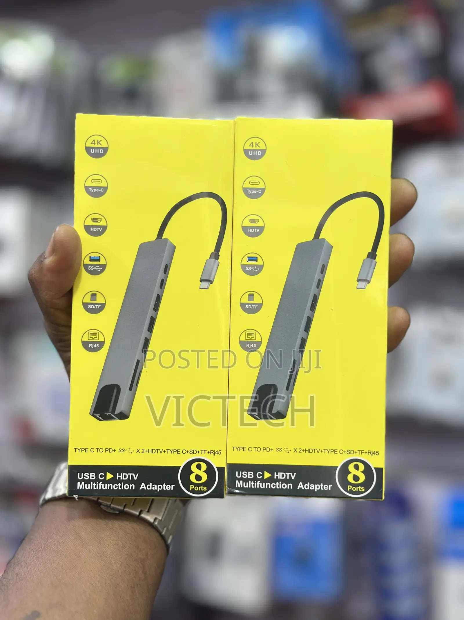 Type-C to HDTV Multifunction Adapter 8 Port
