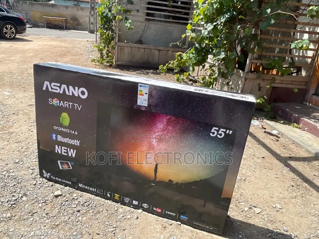 Asano 55” Android Smart Tv Crystal-Clear Brilliance