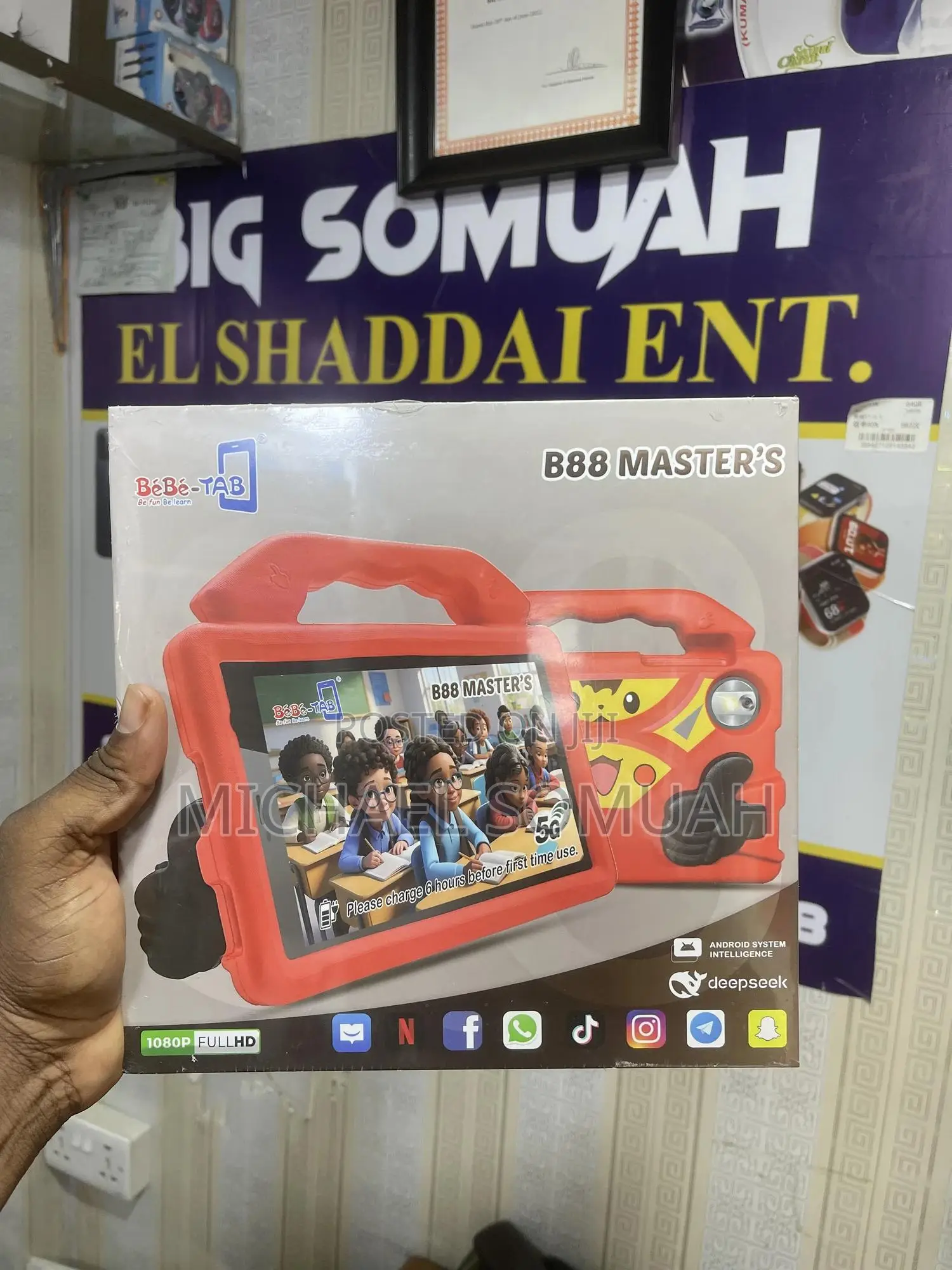 New Bebe B88 Master 256 GB Red