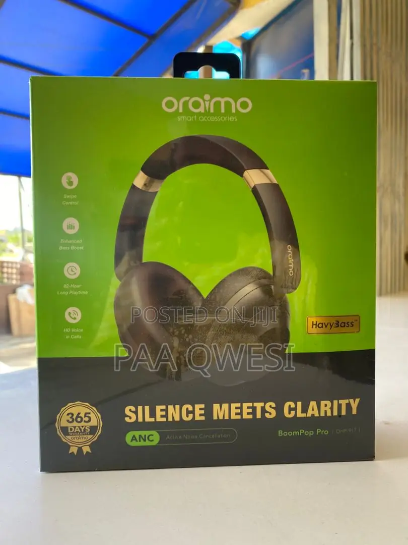 Oraimo Havybass Boompop Headphones – Deep Sound, Long Battery
