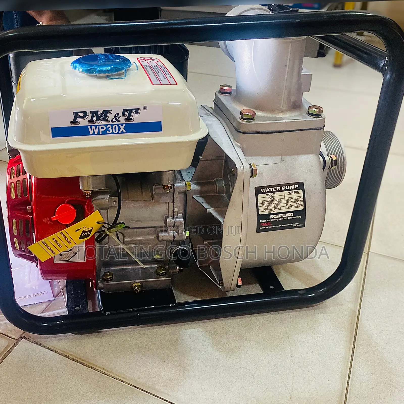 Water Pump Pm T 3” Agricultural Standard 4stroke Engine Pump Machine