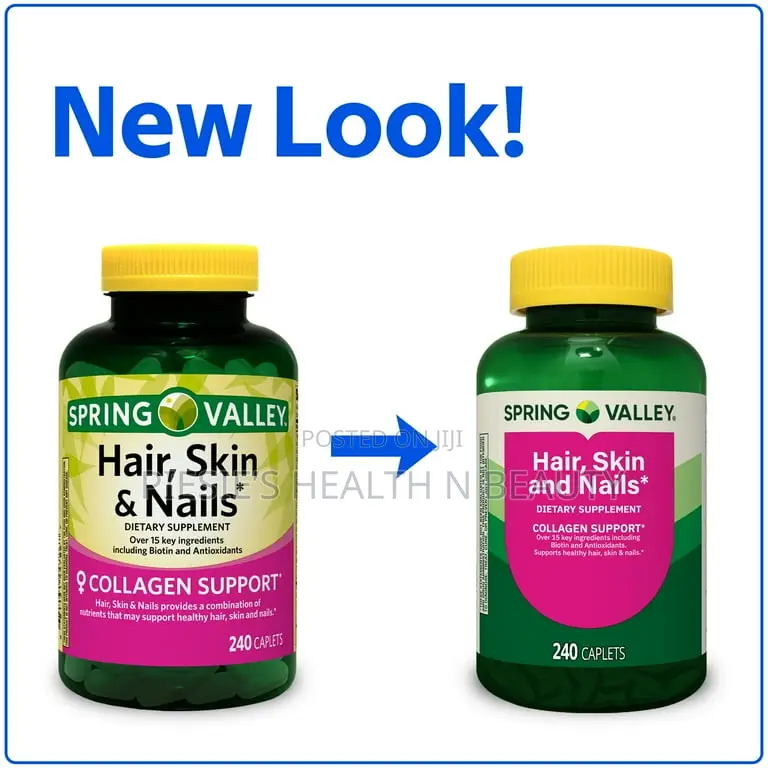 Spring Valley - Hair, Skin Nails+Biotin and Collagen, 240s