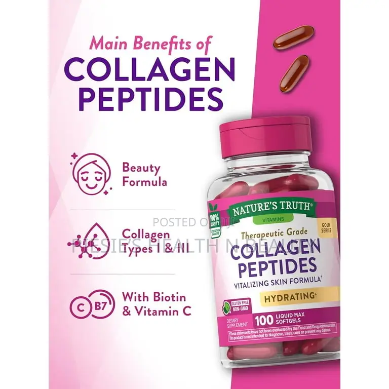 Nature’S Truth Collagen Beauty Supplement | 100 Liquid Max Softgels