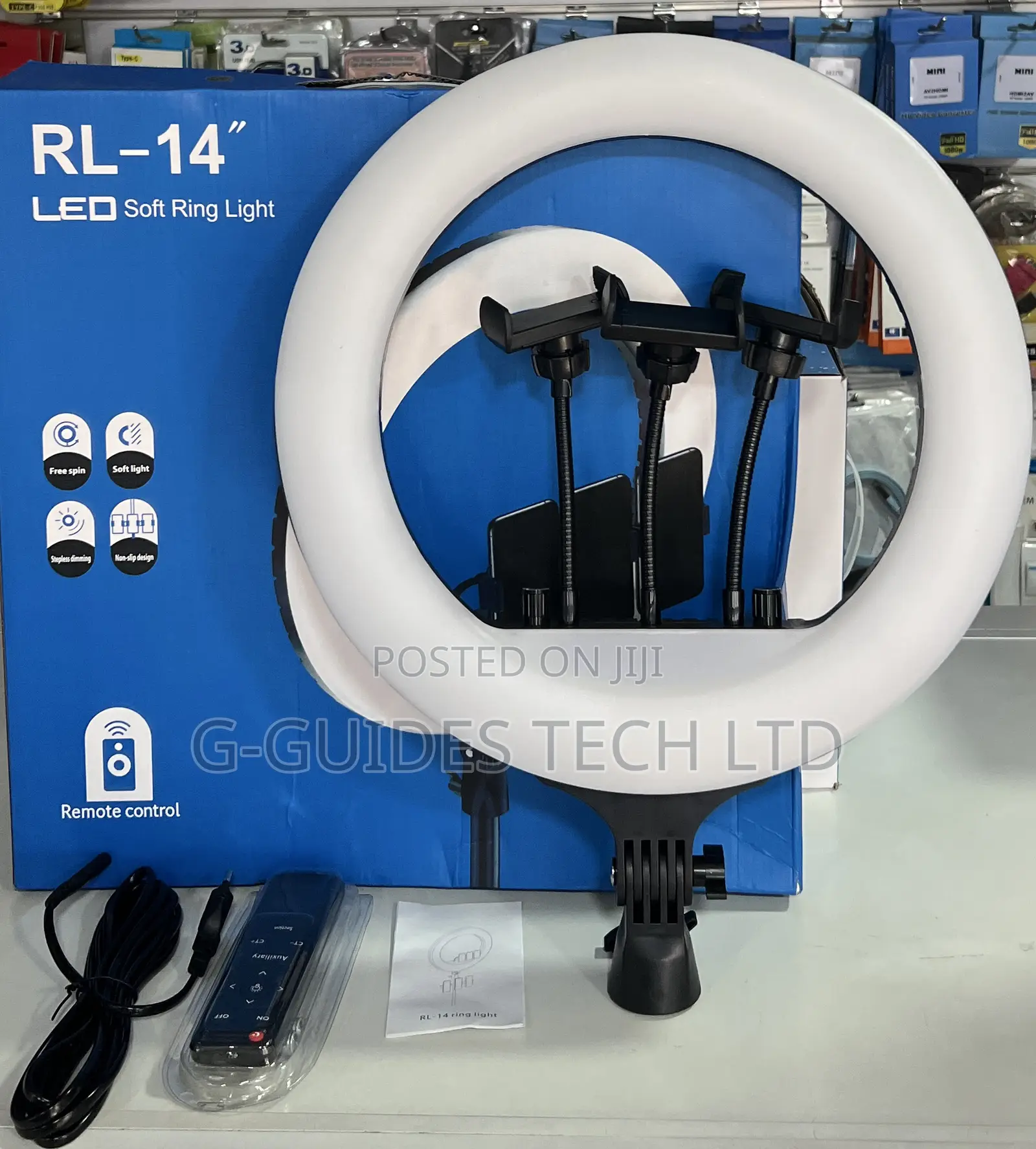 14-Inch Ring Light With Stand and Bag