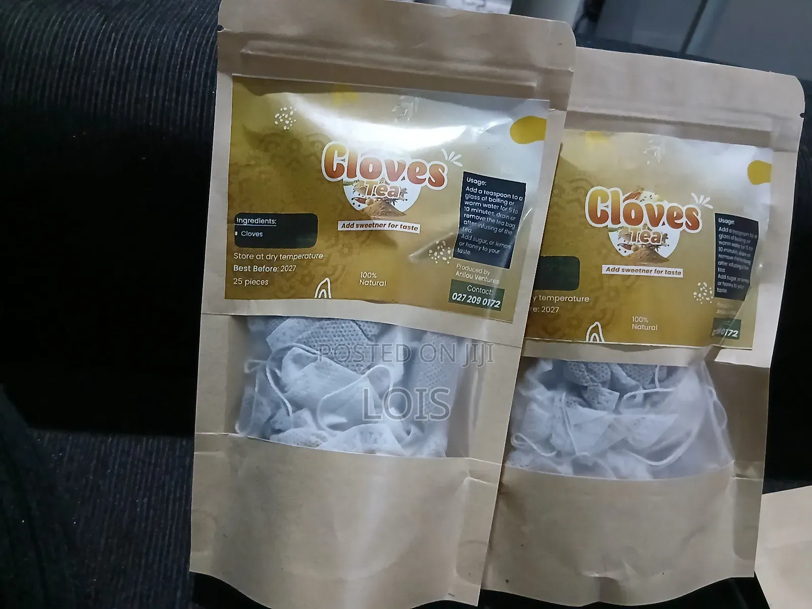 Cloves Powder In Tea Bag