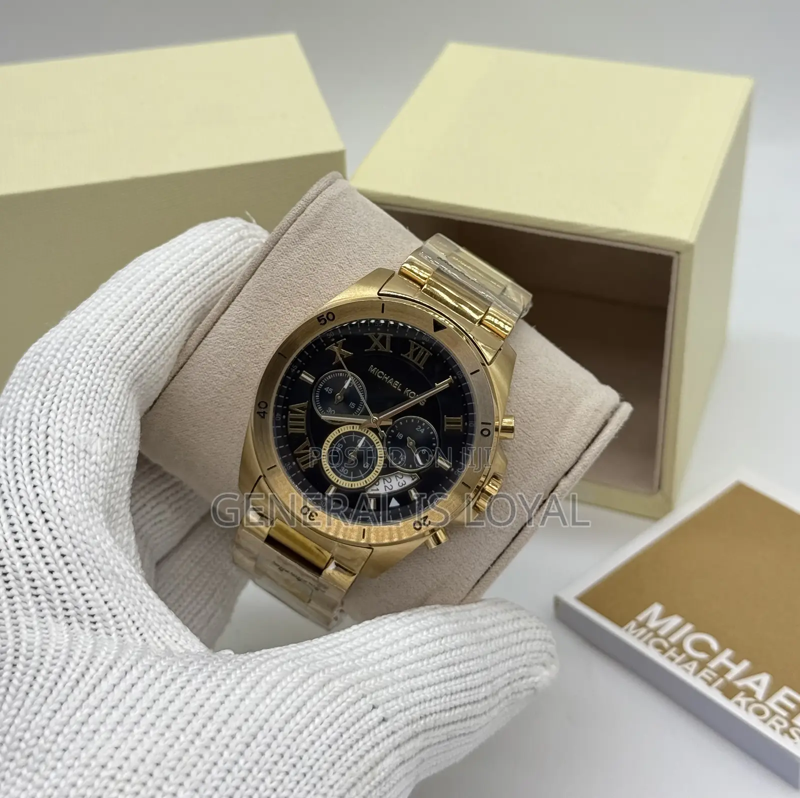Original Mens Michael Kors Brecken Gold