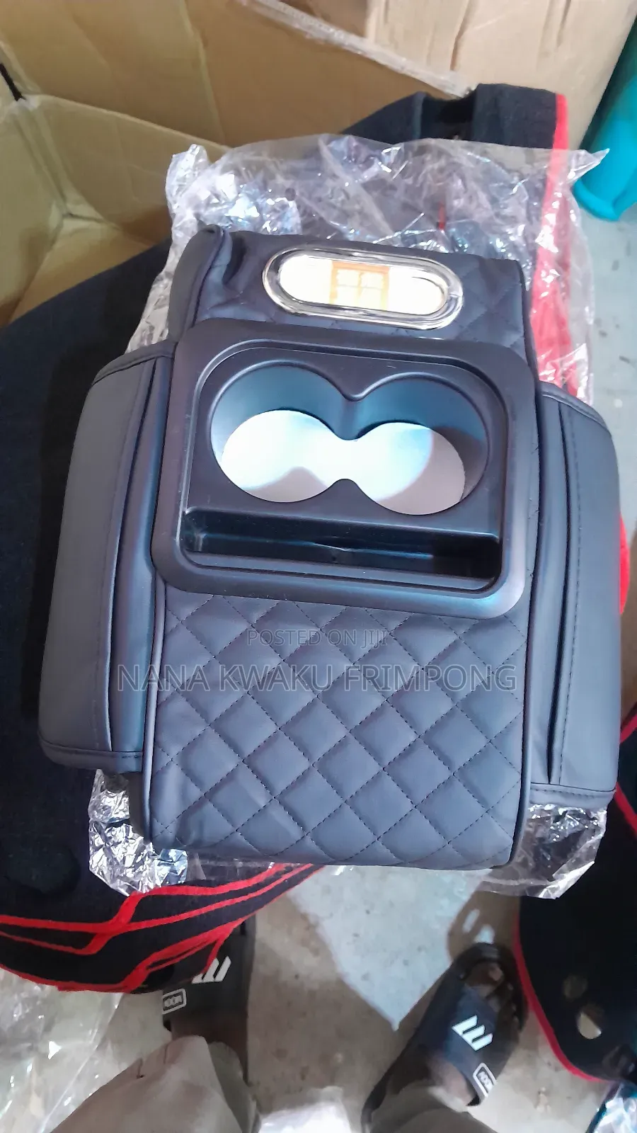 Arm Rest Covers (Universal) With Tissue And 2 Cup Holders Available