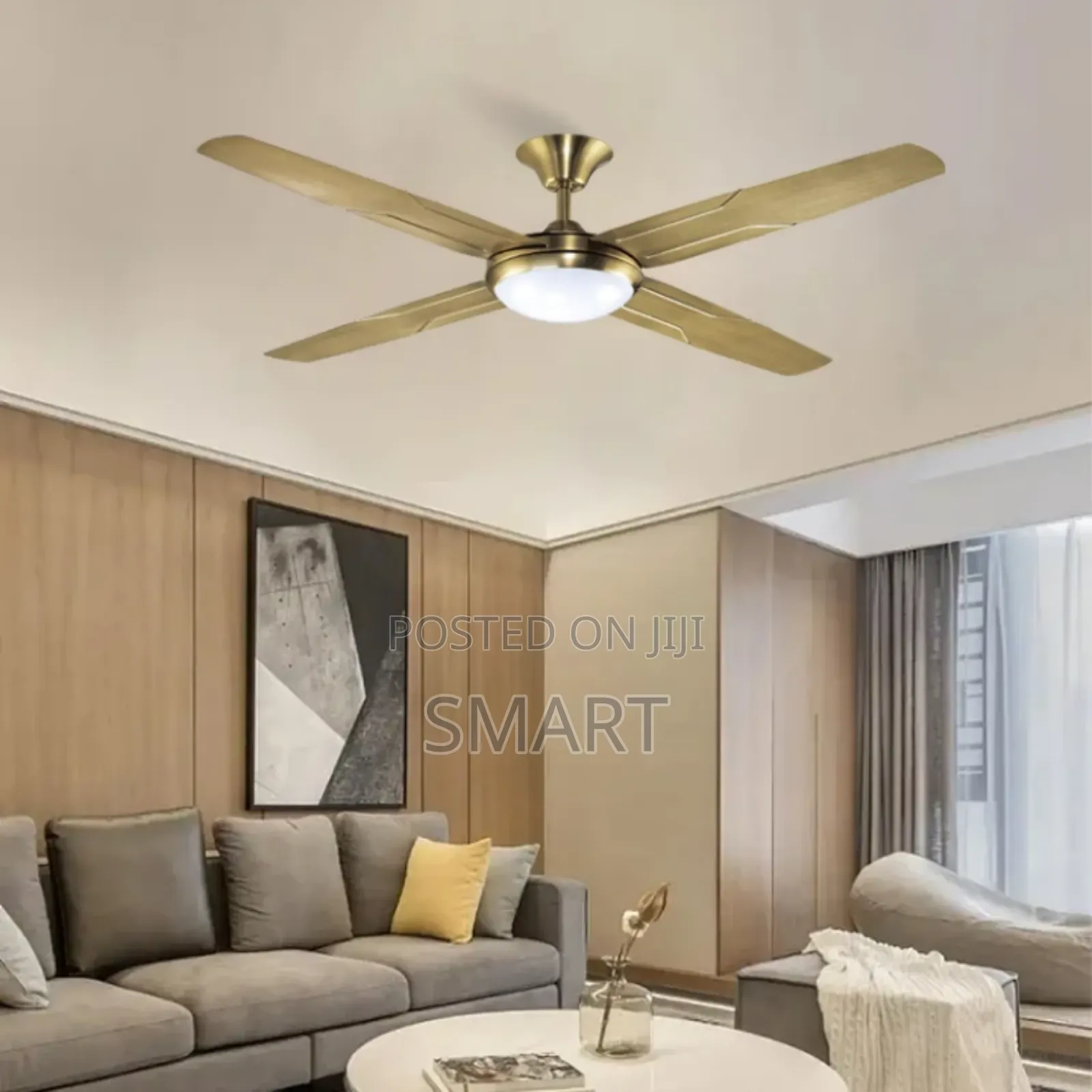 4 Blade Executive Art Ceiling Fanlight