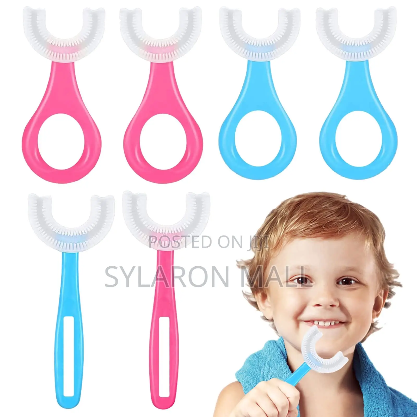 U-shaped Automatic Kids Toothbrush – 360° Oral Care