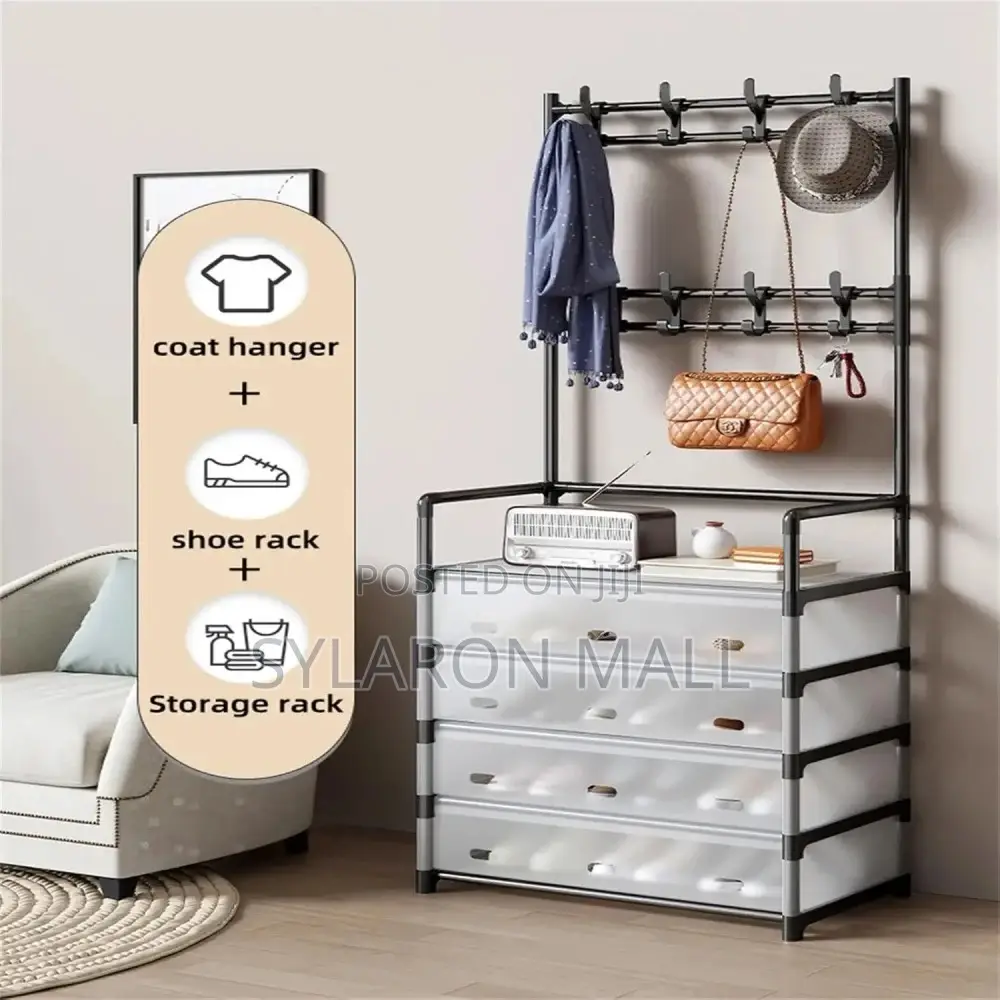 Multi-function Hallway Rack With Dust Proof Case
