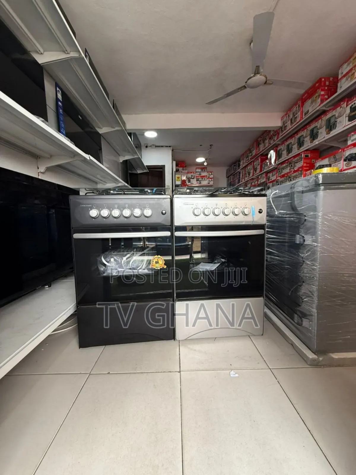 Affordable Volcano Gas Burner With Oven Available in Gray and Black