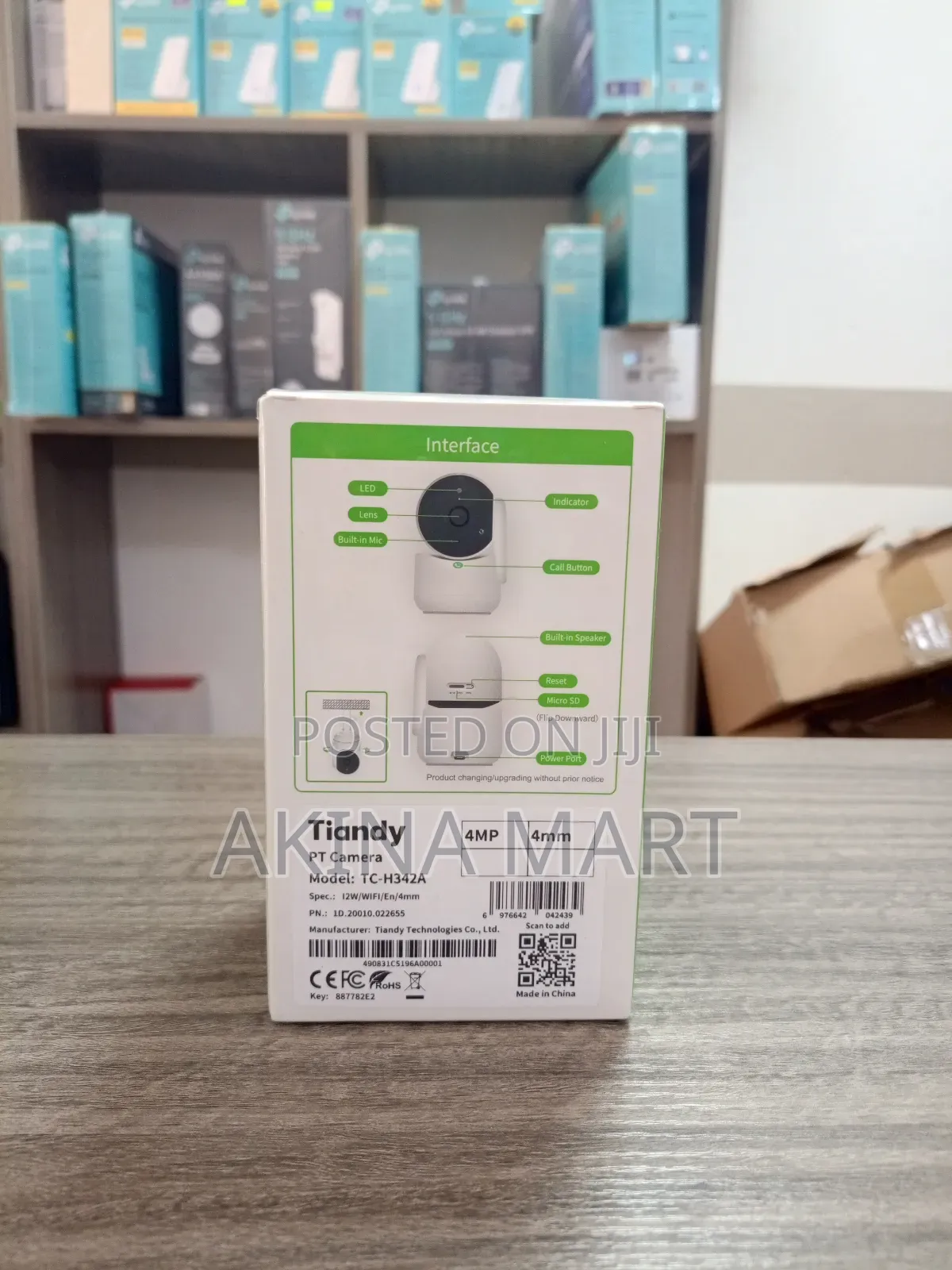 Tiandy Indoor Smart Security Camera