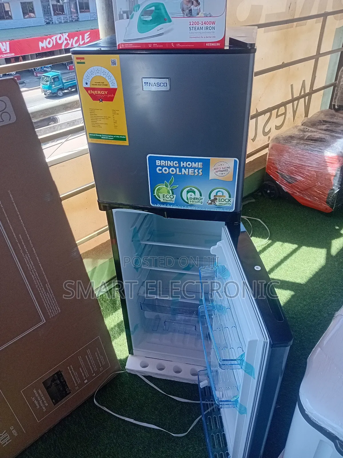 Nasco 138l Fridge Double Door Fridge Nasco