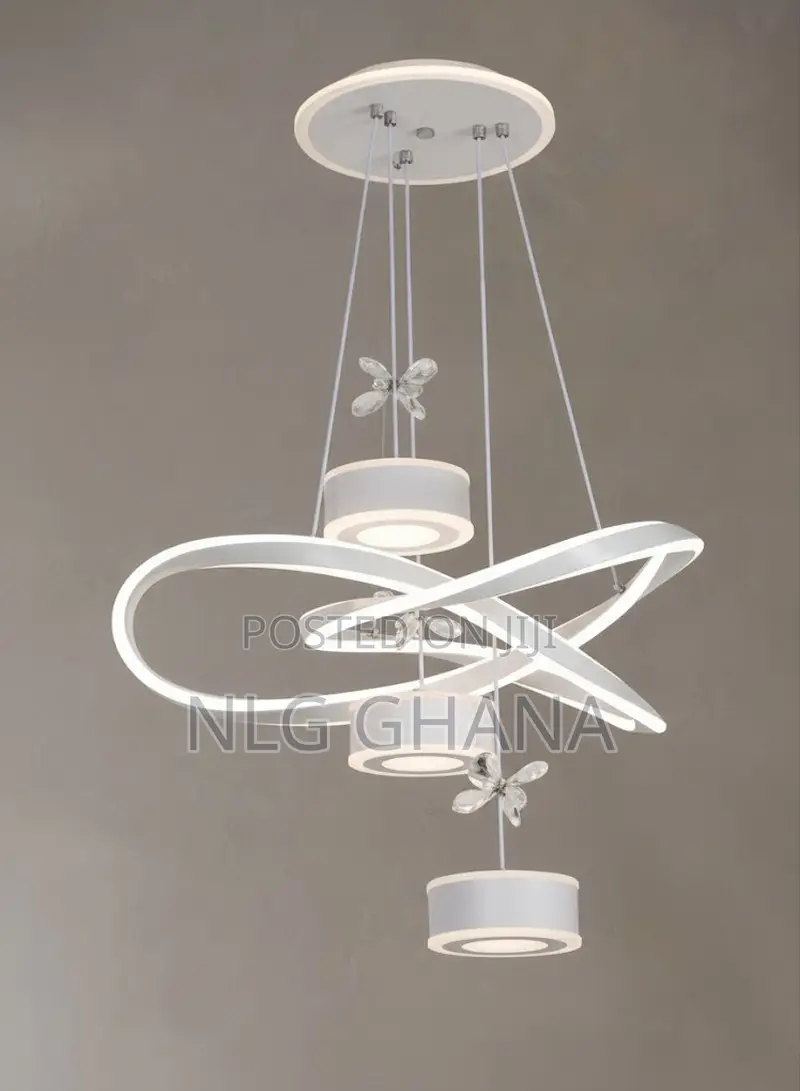 Modern Led Spiral Chandelier Ceiling Light, Hanging Pendant. Ghx7355