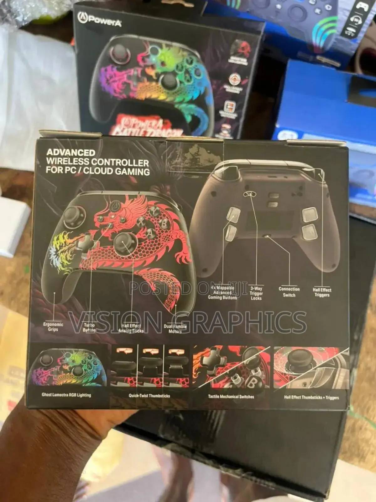 Power A Battle Dragon Advanced Wireless Controller With Lumectra