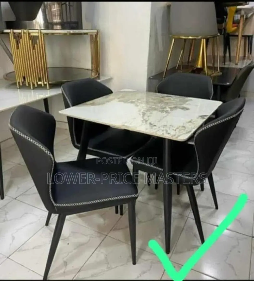 Modern 4 Seater Marble Dining Table