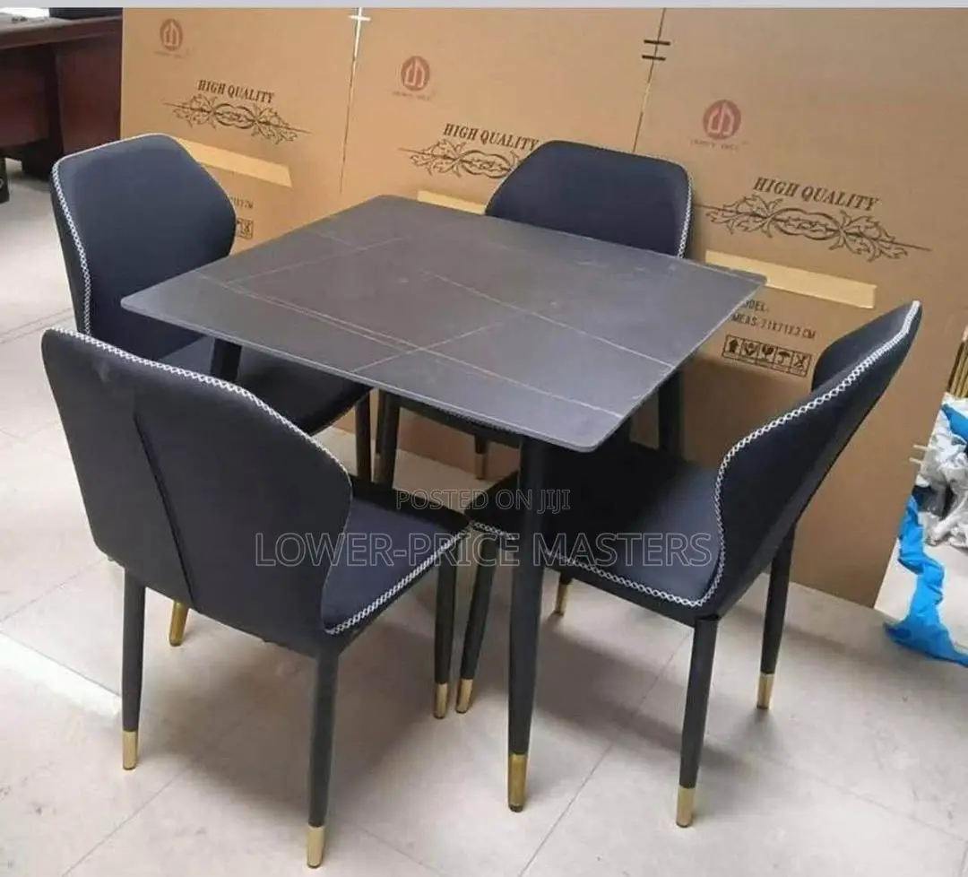 Modern 4 Seater Marble Dining Table