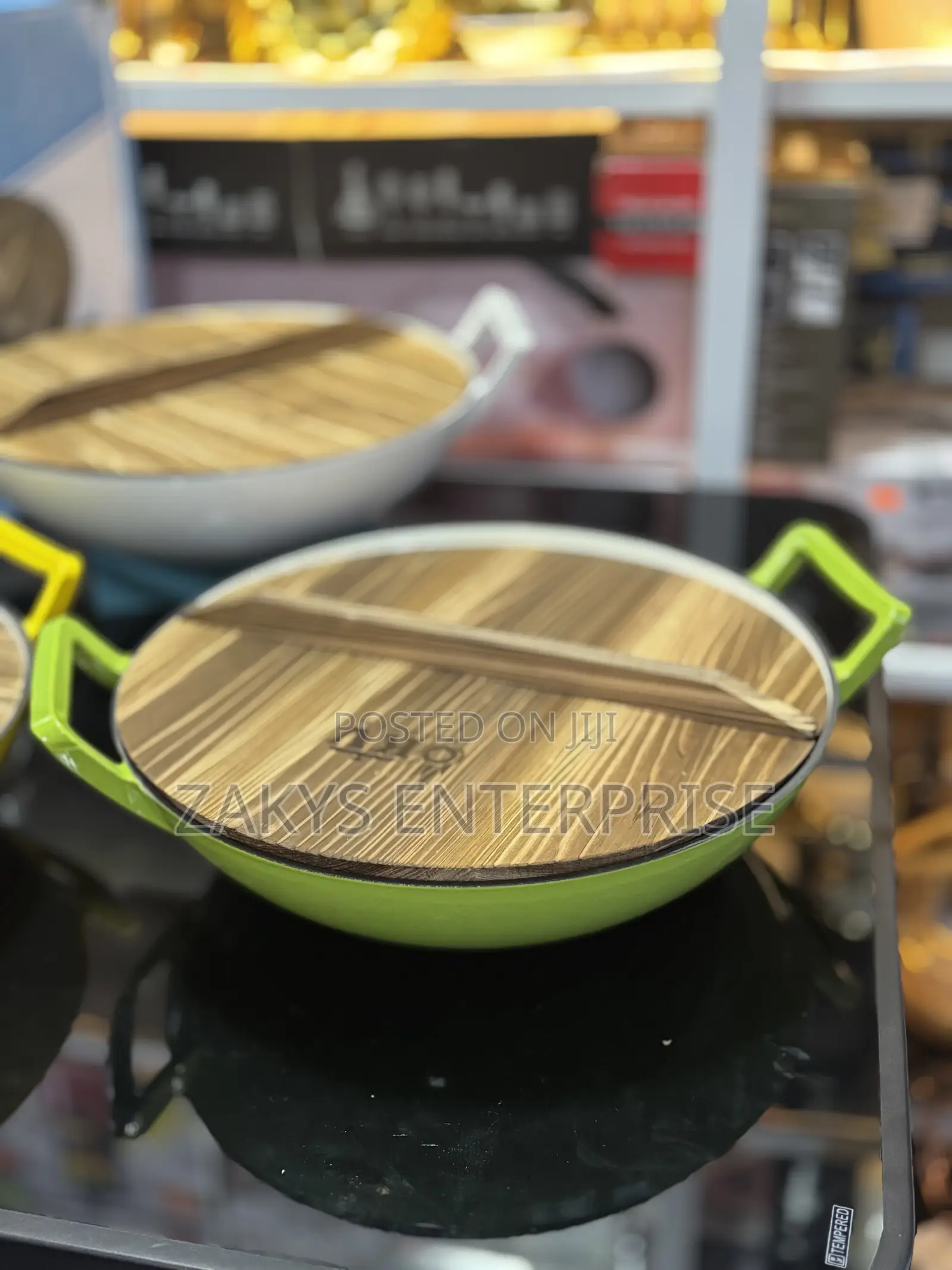 Cast Iron Wok Pan 36cm