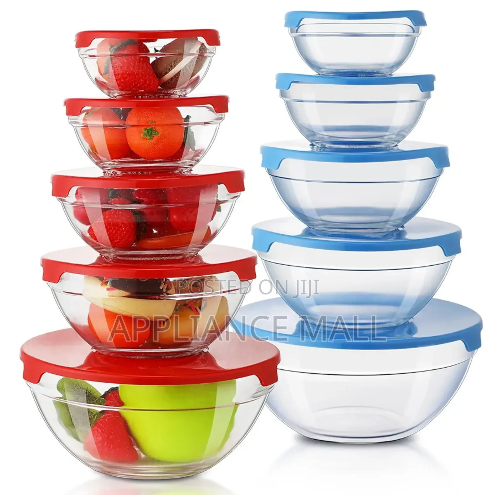Glass Bowl Set 10pcs