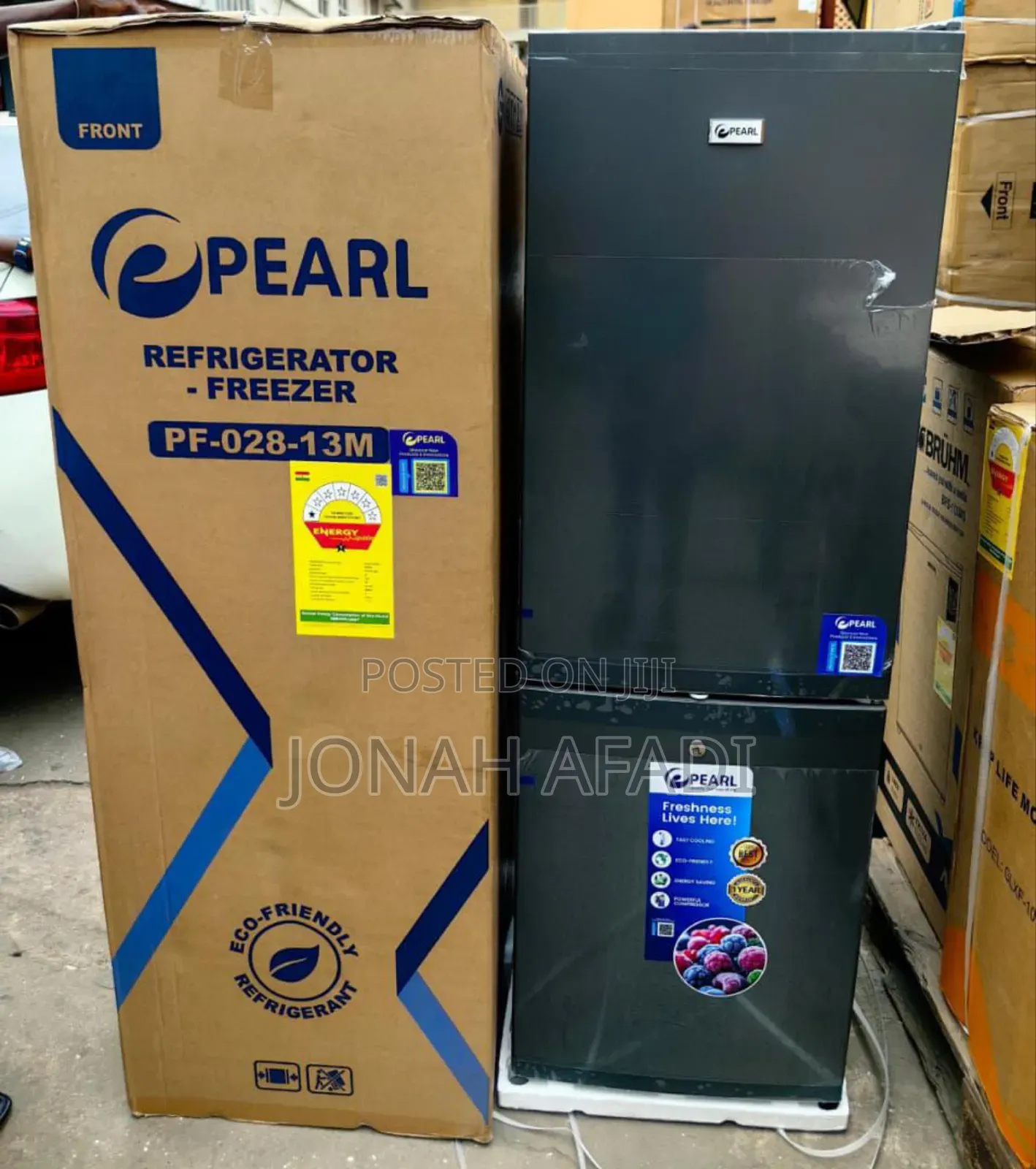 Pearl 156liters Double Door Bottom Freezer Fridge Pf-028