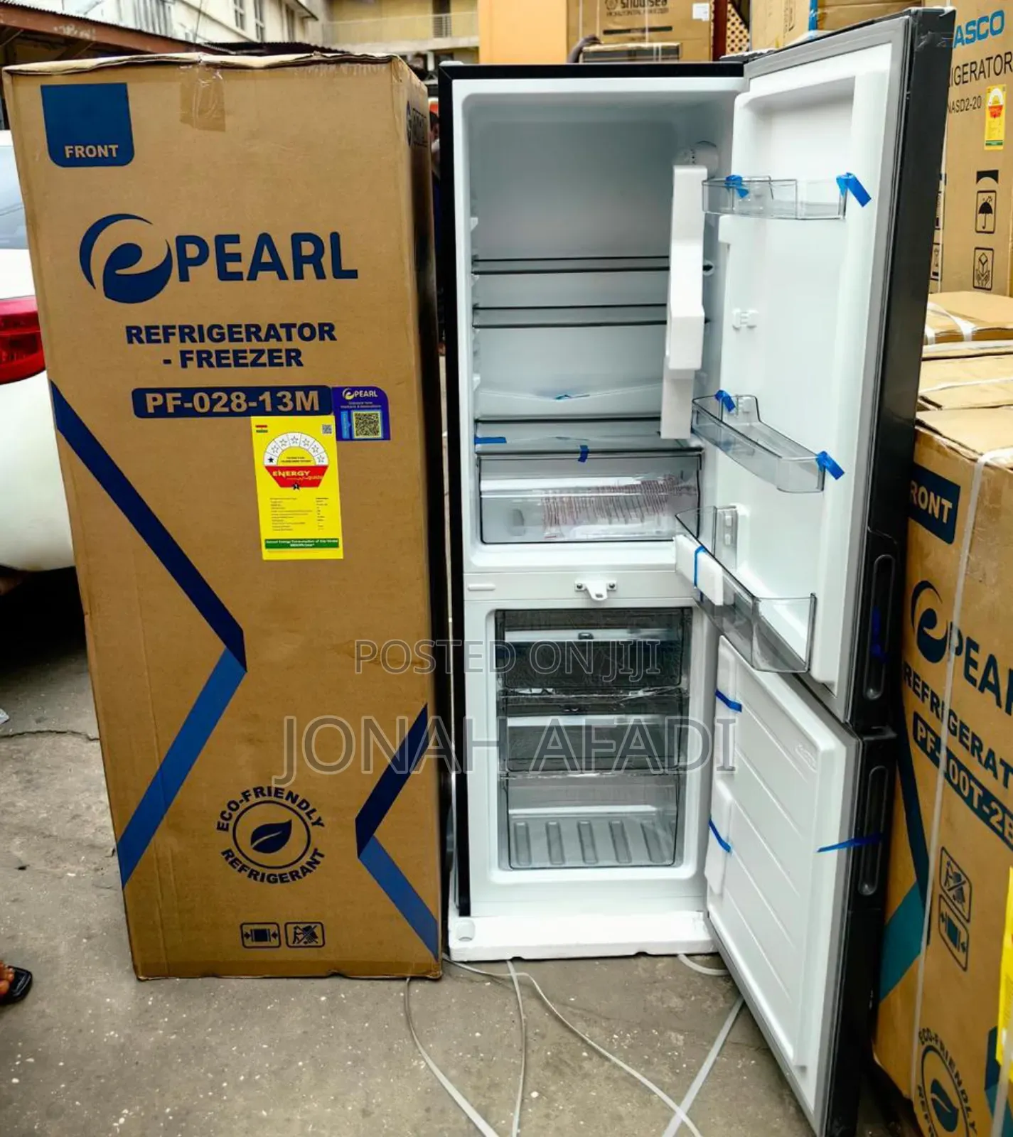 Pearl 156liters Double Door Bottom Freezer Fridge Pf-028